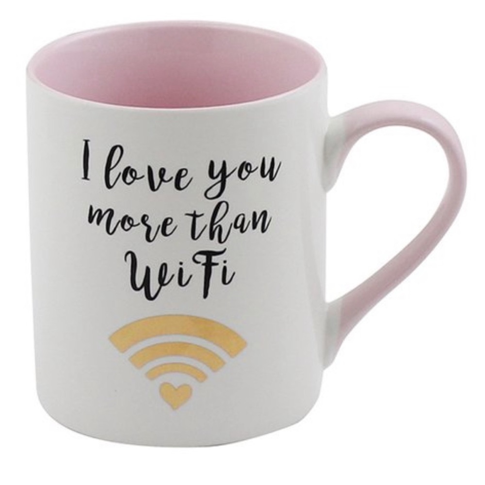 🆕Hazel & Co I Love You More Than WiFi Ceramic Mug